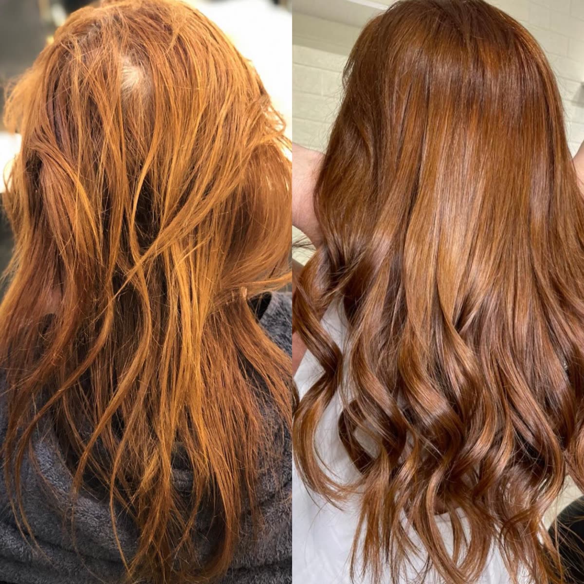 Antes e depois de mega hair